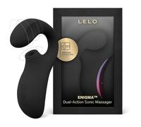 LELO Enigma - rechargeable, étanche, vibromasseur 2en1 point G (noir)