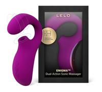 LELO Enigma - Vibromasseur étanche 2en1 point G rechargeable (violet)