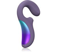 Lelo Enigma Wave Dual Stimulation vibromasseur avec stimulateur de clitoris cyber purple 18,2 cm