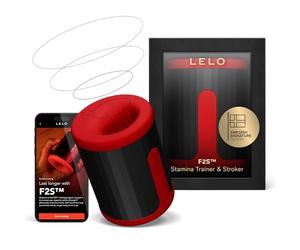 LELO F2S Masturbateur-Coach d’Endurance pour Homme avec Application Bluetooth 14 Modes de Plaisir et un Mode IA Interactif, Stroker, Sex Toys, Masturbateurs Masculins, RED