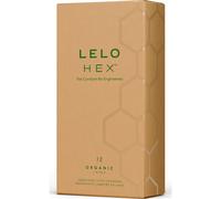Lelo Hex Organic Latex 12 Préservatifs Lubrifiés En Latex