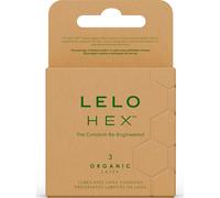 Lelo Hex Organic Latex 3 Préservatifs Lubrifiés En Latex
