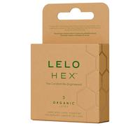 LELO Hex Organic - préservatif ultra fin - latex naturel - boîte de 3