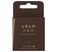 Préservatifs LELO Hex Respect Condoms - Taille XL (3 Pièces)