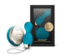 LELO HULA Beads - Sextoys Oeuf Vibrant Femme sans Fil à Rotation, Ondulation et Vibration (Boules de Geisha pour Femme), Boules de Kegel Ben Wa Vibromasseurs Garantie 2 Ans (Ocean Blue)