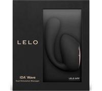 Lelo Stimulateur connecté Ida Wave – Double stimulation, télécommande, 2 moteurs, 10 modes – Noir