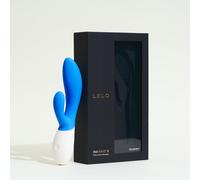 LELO Vibromasseur Rabbit Ina Wave 2 – Wavemotion, 12 modes, rechargeable – Ciel californien