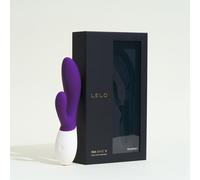 Lelo Ina Wave 2 - rabbit vibromasseur - point G et clitoris, silicone, 100 % étanche, rechargeable USB, 11 cm - Violet