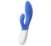 LELO Vibromasseur Rabbit Ina Wave 2 – Wavemotion, 12 modes, rechargeable – Ciel californien