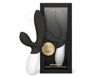 LELO LOKI Wave 2, Masseur Prostate, Sextoy Homme, Vibromasseurs pour Homme, étanche avec 12 modes de plaisir, Black