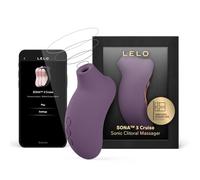 LELO SONA 3 Cruise Masseur Sonique avec Appli Bluetooth, Doté de 12 Modes de Plaisir, Vibromasseur Sex Toys Femme Clitoridien, Sextoyse Femme Clitoridienne, Sextoy, Vibromasseurs Feminin, Plum