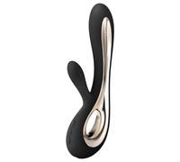 Lelo Vibromasseur Soraya 2 – Rabbit rechargeable silicone étanche stimulateur clitoridien Noir
