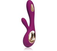 Lelo Soraya Wave vibromasseur avec stimulateur de clitoris Deep Rose 21,5 cm