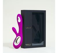 Lelo Soraya Wave - vibromasseur - point G et clitoris, silicone, 100 % étanche, rechargeable USB, 22 cm - Rose