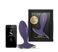 LELO SURFER 2 Plug Anal Vibrant Unisexe Doté de 6 Modes de Plaisir, Sex Toys Anals Silicone, Anal Plug, Plugs Anals (Purple)