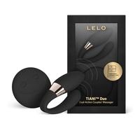 Lelo Vibromasseur pour couples Tiani Duo silicone 2 puissants moteurs 8 modes Noir