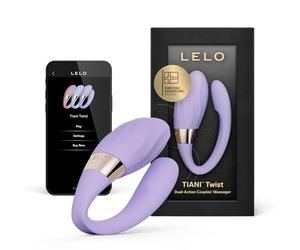 LELO TIANI Twist Vibromasseur pour Couples Double Action avec Application Bluetooth, Technologie Smoothrise et 10 Modes de Plaisir, Sextoy Couple, Vibromasseur Couple, Lavender