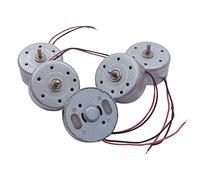 Leloo Lruirui-Moteur DC 5 pcs 300 Micro Moteur, Petite Taille avec Bruit Faible à Basse Vitesse et Couple élevé 300 Mini Micro-Moteur, pour Le Passe-Temps de Bricolage, Pièces de Bricolage