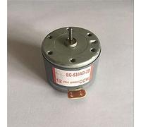 Leloo Lruirui-Moteur DC CCW CW 2400RPM 6V 9V 12V Enregistreur, Mini CC en Forme de Cylindre à Couple élevé, EG-530AD-2F / 2B / 6B / 6F / 9B / 9F, Pièces de Bricolage