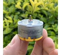 Leloo Lruirui-Moteur DC RC500-KN / 13500 5300RPM Micro 32mm Round Spindle Moteur électrique, pour balayeuse Robot de Machine de Parfum, Pièces de Bricolage