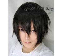 Lelouch Lamperouge noir Anime courte perruque cosplay + bonnet de perruque noir