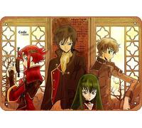 Lelouch Lamperouge, Suzaku Kururugi, Code Geass, C C, Kallen Kozuki Poster Décoration murale rétro en métal 20,3 x 30,5 cm