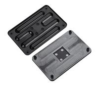 Lelukee Lot de 2 supports de dissipateur thermique CPU pour AM4, plaque de montage en fer durable pour ventilateur ou système de refroidissement à eau