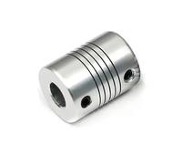 Leluo 1 coupleur D19L25 3 mm 4 mm 5 mm 6 mm 6,35 mm 8 mm 10 mm alésage aluminium axe Z CNC moteur pas à pas accouplement flexible fix munt(3x10mm)