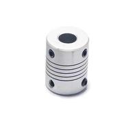 Leluo 1 pcs Accouplement Flexible D19L25 Accouplements D'arbre En Aluminium Axe Z Moteur CNC Coupleur D'arbre De Mâchoire Coupleur De Moteur Pas À Pas fix munt(5x7mm)
