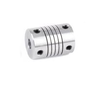 Leluo 1 pièce 19x25mm accouplement flexible en aluminium D19 L25 coupleur d'arbre à mâchoires for coupleur d'arbre de moteur pas à pas CNC fix munt(3x3mm)