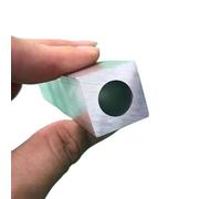 Leluo 6061 Square Aluminum Tube With Square Outside And Round Inside DIY Material Bâtiments(20mmx20mm D10mm)