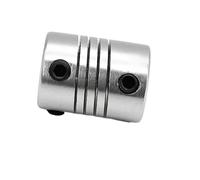Leluo Accouplement élastique D15 L20 en alliage d'aluminium, arbre à mâchoires, enroulement de fil supérieur, coupleur d'arbre de moteur fix munt(3.17mm to 5mm)