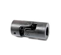 Leluo Coupleur d'arbre de sortie de moteur, trou de 10 mm à 35 mm, avec connecteur à rainure de clavette, bague d'accouplement à joint universel croisé, 1 pièce Outils(12x24x56mm keyway 4mm)