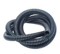Leluo Gaine ondulée de 3 mètres, 7 mm à 28 mm, en PP ondulé, for l'isolation des tuyaux et faisceaux de câbles automobiles. Flexibilité(OD 13MM)