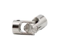 Leluo Joint de cardan universel en acier, 1 pièce, 2 mm, 2,3 mm, 3 mm, 3,17 mm, 4 mm, connecteur de moteur de voiture et de bateau Outils(3.17mm to 3.17mm)