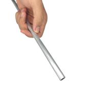 Leluo Poteau tubulaire rond en aluminium for support de tente, équipement d'extérieur léger Bâtiments(38x6mm)