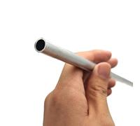 Leluo Poteaux d'échafaudage en aluminium, tubes ronds, 22 mm, 24 mm, 25 mm, 26 mm, 27 mm, 28 mm, solution de construction légère Bâtiments(100mm 22x7mm)