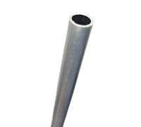 Leluo Poteaux d'échafaudage et tubes ronds en aluminium robustes for la réparation de cannes à pêche et le bricolage Bâtiments(500mm 42x1mm)