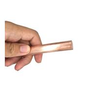 Leluo Tiges rondes en cuivre T2 de 2 mm à 16 mm for pointes de fer à souder, aiguilles de soudage par points, haute conductivité et durabilité DIY(12x100mm)