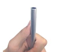 Leluo Tube rond creux en alliage d'aluminium 6061 de 100 mm de long et 44 mm de diamètre extérieur for support de penderie et séchoir à linge Bâtiments(44x33mm)