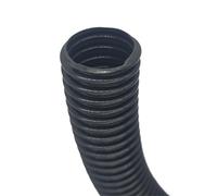 Leluo Tuyau d'aspirateur noir 32 mm avec filetage, paille, soufflet, tube d'aspiration, tuyau souple Flexibilité(9 meter)