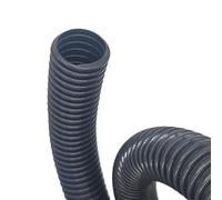 Leluo Tuyau fileté for aspirateur, embout d'aspirateur, soufflet, tube d'aspiration, diamètre intérieur 38 mm, diamètre extérieur 45 mm Flexibilité(2 meter)