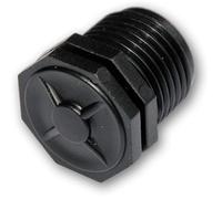 LEM Select Bouchon Fin de Ligne polypropylène fileté Mâle 1/2" (15/21) (Lot de 10)