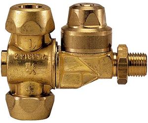 LEM Select Porte buse Laiton M65 Anti-Gouttes G 1/4 M- 2 Sorties - Braglia