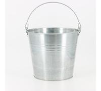 LEM Select Seau 12L Robuste et Polyvalent de Jardin en Acier galvanisé avec poignée - Terre, Eau, mortier