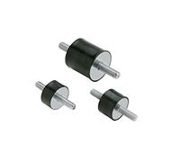 LEM Select Silent Bloc Universel Male x Male Ø25X20 M8X20 (Lot de 4)