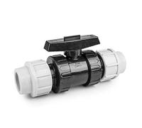 LEM Select Vanne à sphère PN16 pour tuyaux PE 25 mm/PE 25 mm