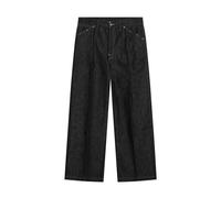 Lemaire - Wide Pant With Studs - Homme - Jeans - Gris - Taille: XS