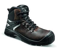 Lemaitre Chaussures de sécurité hautes en cuir MAX UK MAUBS30BN43 – S3 SRC – P43 Marron G