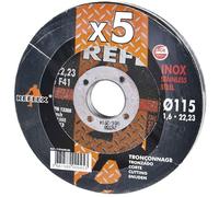 Leman 02763 Disque à tronçonner spécial en Inox 115 mm